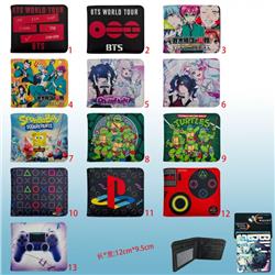 BTS anime wallet